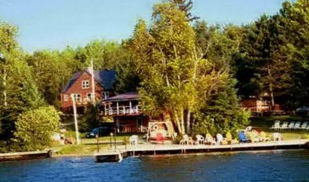 A lakeside view of Anderson's Resort.