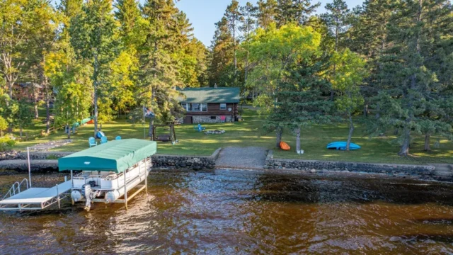 A lakeview of the Huckleberry Housing Community.