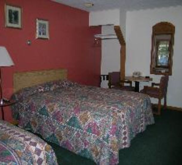 A two bed room at the Paddle Inn Motel.